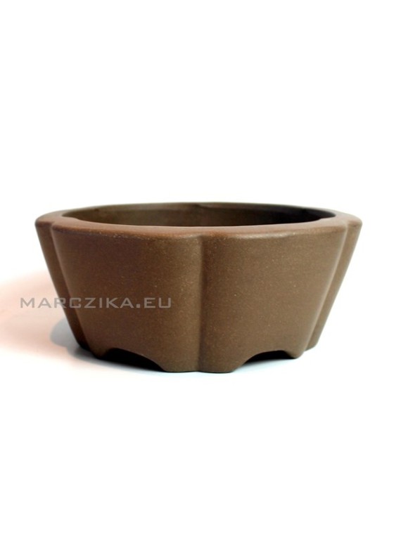 Unglazed bonsai pot 21.