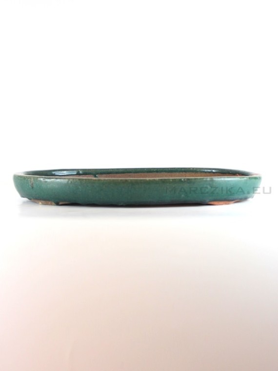 Kanton - ovális kínai mázas bonsai tál 47 x 32 x 6 cm