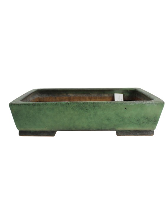 Shu - ho japán zöld bonsai tál 33 x 24 x 8