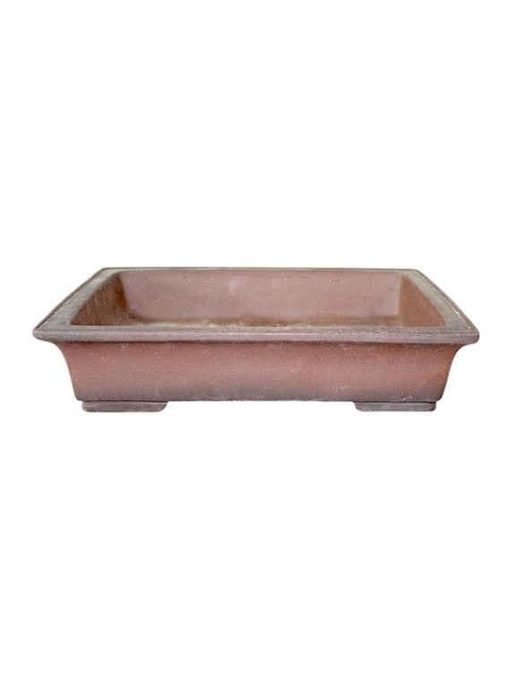 Chinese unglased bonsai pot 36 x 34 x 10