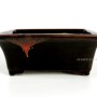Japanese bonsai pot - Satomi Terahata 18,5 x 17 x 7,5 cm