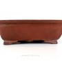Kézzel készített mázatlan kínai bonsai tál - 33 x 23,5 x 7,5 cm
