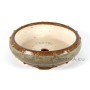 Glazed Chinese round drumpot - 25,5 x 8,5 cm