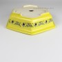 Hexagonal yellow bonsai ceramic 22 x 20 x 5.5 cm