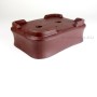 Unglazed bonsai ceramic pot - 22,5 x 17 x 8 cm