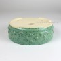 Green glazed drumpot 01. - 14,5 x 5 cm