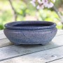 SHUHO SETO japán bonsai tál világoskék színben 25 x 21 x 9