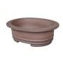 Ovális mázatlan bonsai tál 30 x 25 x 10